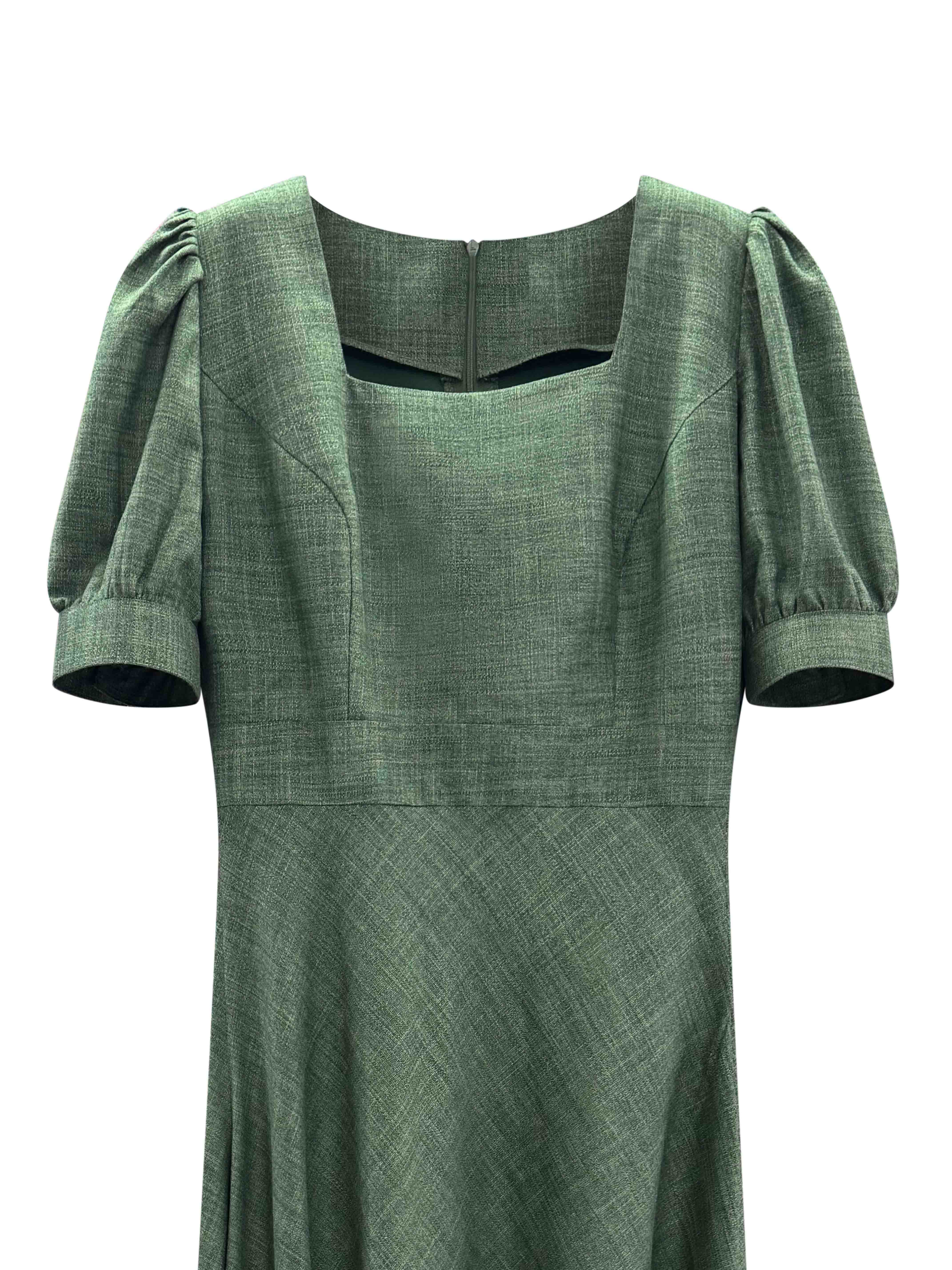 Bamboo Wool Linen Silk Dress